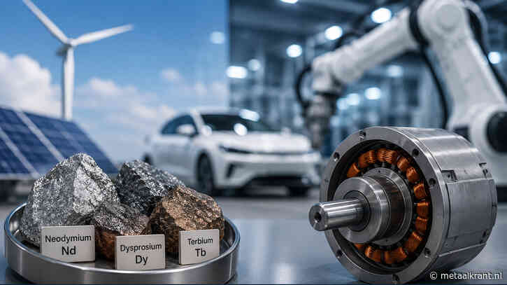 Zeldzame aardmetalen steeds belangrijker voor Nederlandse maakindustrie