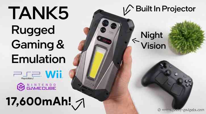 Tank 5 Rugged Android Phone Packs a Massive 17,000mAh Battery