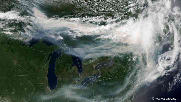 Smoke from devastating Canada wildfires visible from space | Space photo of the day for July 17, 2026