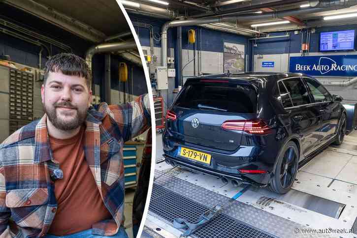 Sam's Volkswagen Golf R is niet helemaal standaard: 'In Duitsland heb ik de 292 km/h aangetikt'