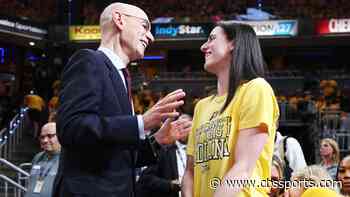 Adam Silver says it's unfair that Caitlin Clark has become a 'political football in this country'