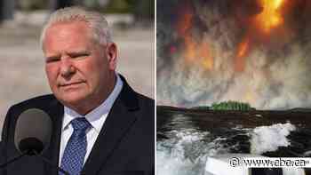Doug Ford, ministers expected to take questions as northern Ontario faces severe wildfires
