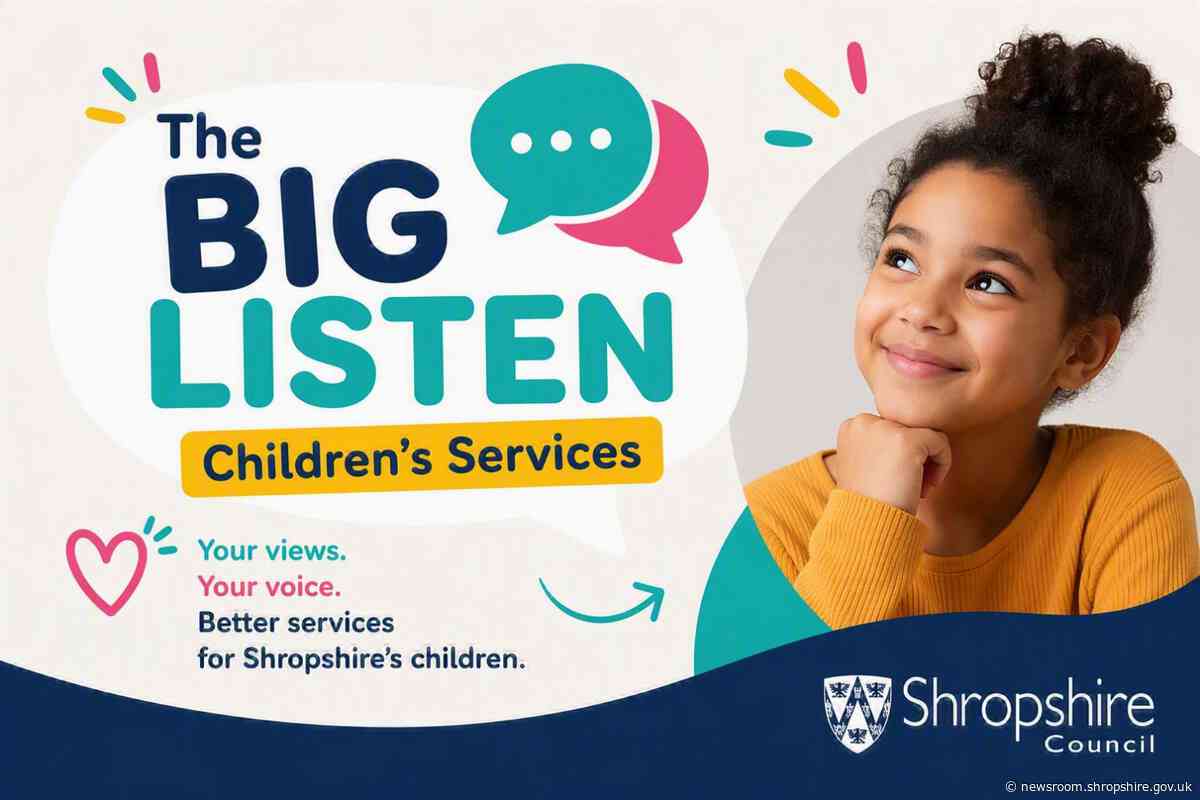 Shropshire Council asks children, young people and families to help shape future services at The Big Listen event