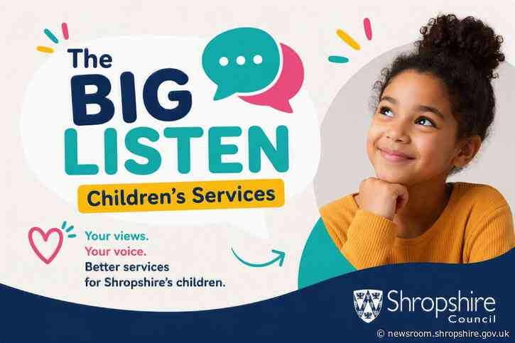 Shropshire Council asks children, young people and families to help shape future services at The Big Listen event