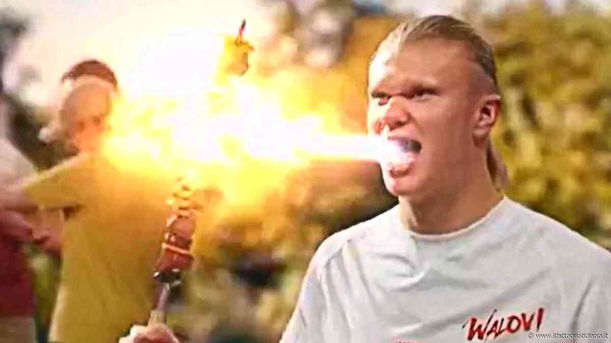 Haaland sputa fuoco in uno spot diventato virale: la storia della bevanda cinese nata quasi 200 anni fa