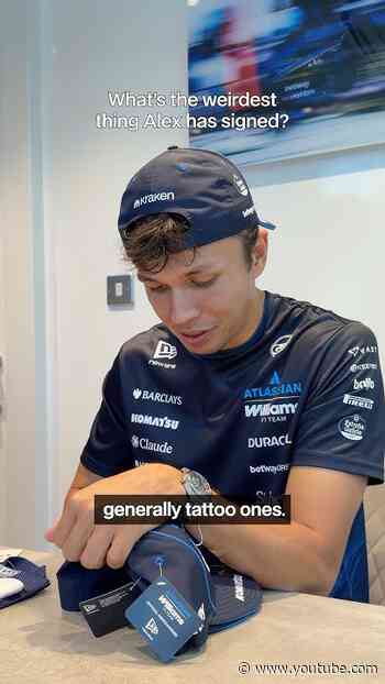 We need that fan to show us their cat tattoo 🐈 Can we find them in the comments? 🙏 #f1