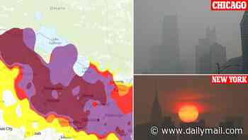 Experts reveal what ONE day of breathing America's toxic wildfire smoke does to your body as millions in 16 states are told to stay indoors