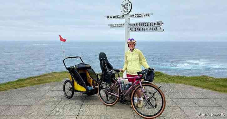 I’m cycling 1,000 miles with my two young kids to prove mums can do anything