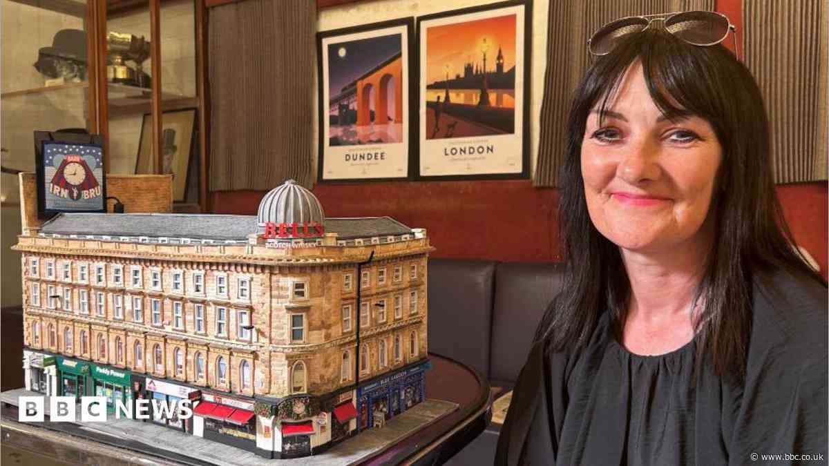 Miniature model of Glasgow landmark destroyed by fire goes on display