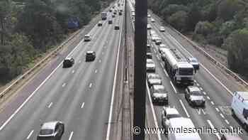 M4 updates as vehicle fire causes delays on first day of summer holiday