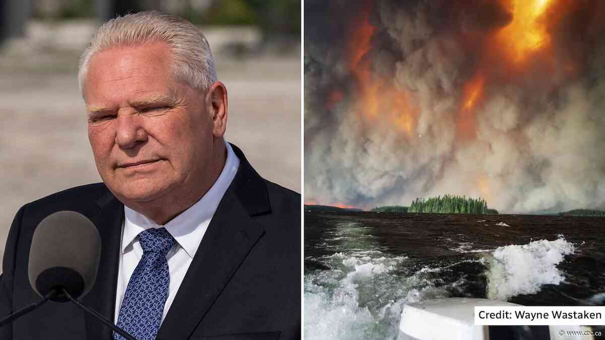 Doug Ford provides update as northern Ontario faces severe wildfires
