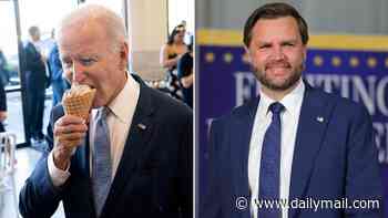 JD Vance roasted over 'horny obsession' with Joe Biden licking ice cream