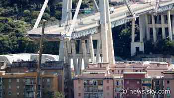 Former Italian motorway boss sentenced over Genoa bridge tragedy