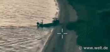 Am Strand von Kinburn beginnt die Ukraine den modernen Roboterkrieg