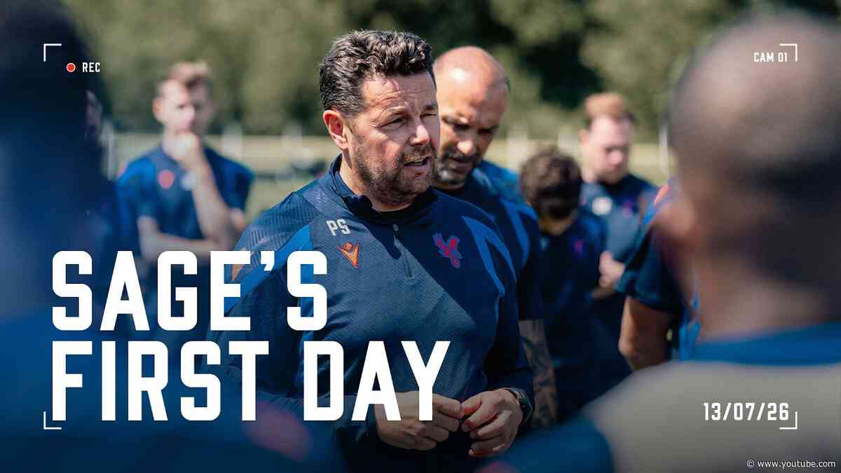 Pierre Sage's First Training Session 💪⏱️ | CCTV