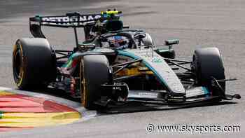 Antonelli fastest in Spa practice as Russell struggles