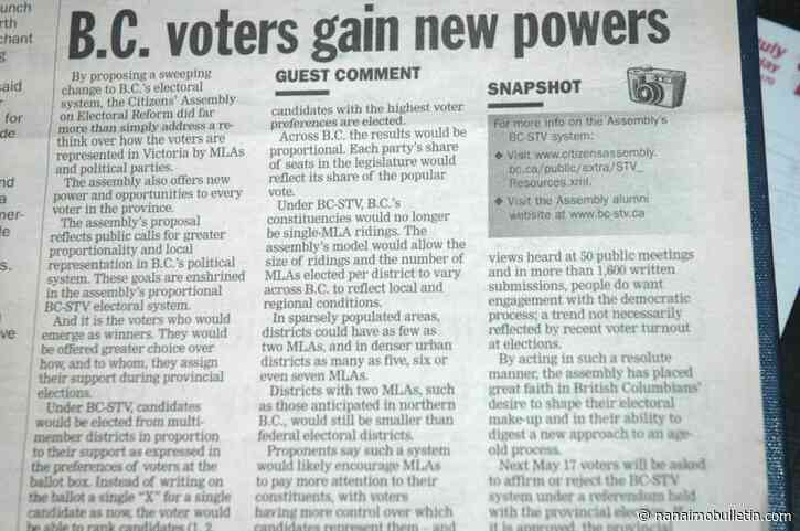 Headline history: Fight goes on for proportional representation