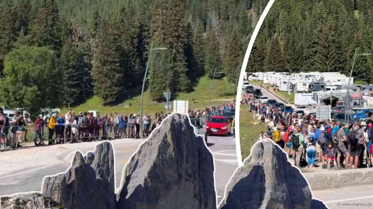 Chaos an Alpen-Hotspot: Hunderte Urlauber stundenlang in der Hitze gestrandet – „biblische Wartezeit“