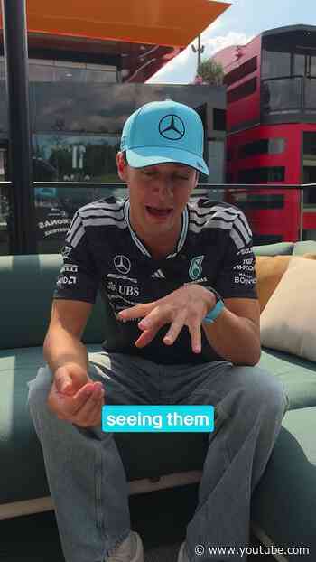 Nothing makes a moment more special than family 🩵 #f1 #mercedesf1 #georgerussell