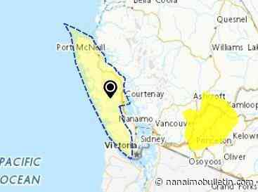 Severe Thunderstorm Warning in place for much of Island