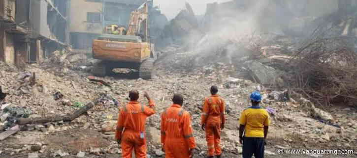 Lagos begins controlled demolition of fire-damaged Martins Street building