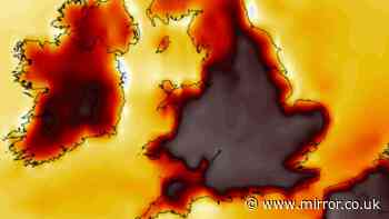 UK weather maps show new 36C heatwave next week as 16 counties hit 35C or more