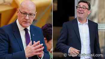 John Swinney to push for another 'divisive' vote to split the UK when he meets Andy Burnham