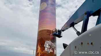 Water tower art piece serves as beacon for Shaunavon's South West Mural Fest