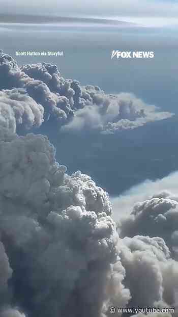 Pilot captures video of MASSIVE SMOKE PLUME from Ontario wildfires #foxnews #news #us #fox