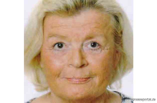POL-WES: Moers - Öffentlichkeitsfahndung Polizei sucht mit Foto nach 70-jähriger Vermissten