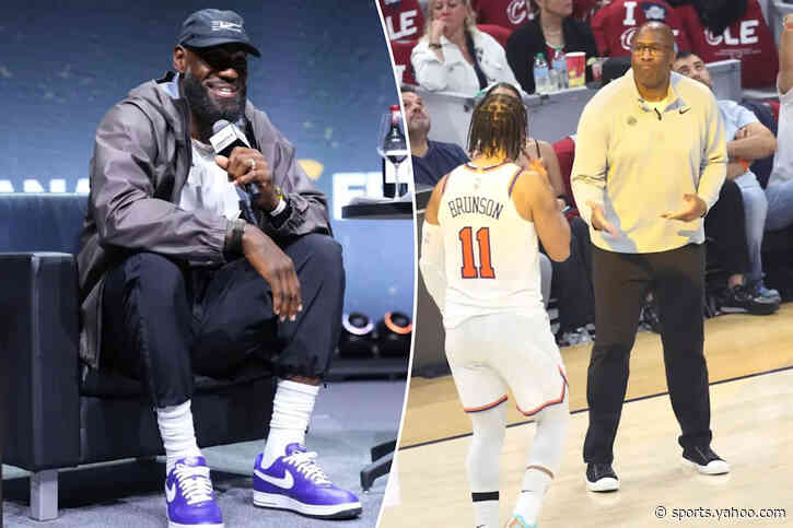 LeBron James marvels at way Knicks won championship as he figures out next team to dethrone them