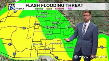 Showers, storms continue for Friday, this weekend