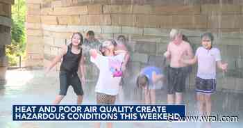 100-degree heat, poor air quality combine to keep many indoors