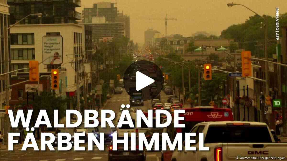 Schlechteste Luft der Welt – Video zeigt orangefarbenen Himmel in Toronto