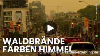 Schlechteste Luft der Welt – Video zeigt orangefarbenen Himmel in Toronto