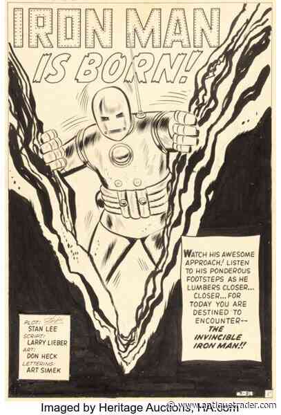 Heritage Comics Event Tops $21 Million, Led by $3.875 Million Iron Man Art