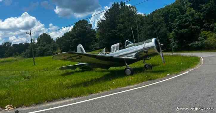 World War II-era plane makes emergency landing on Upson County highway