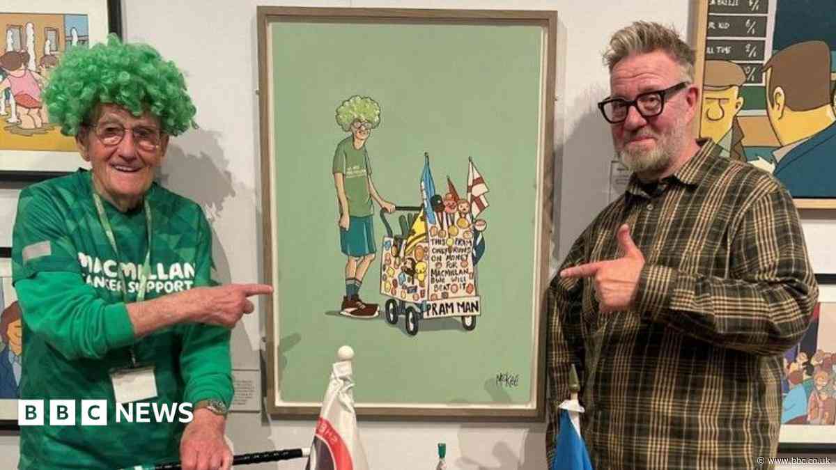Man with a Pram portrait to be raffled for charity