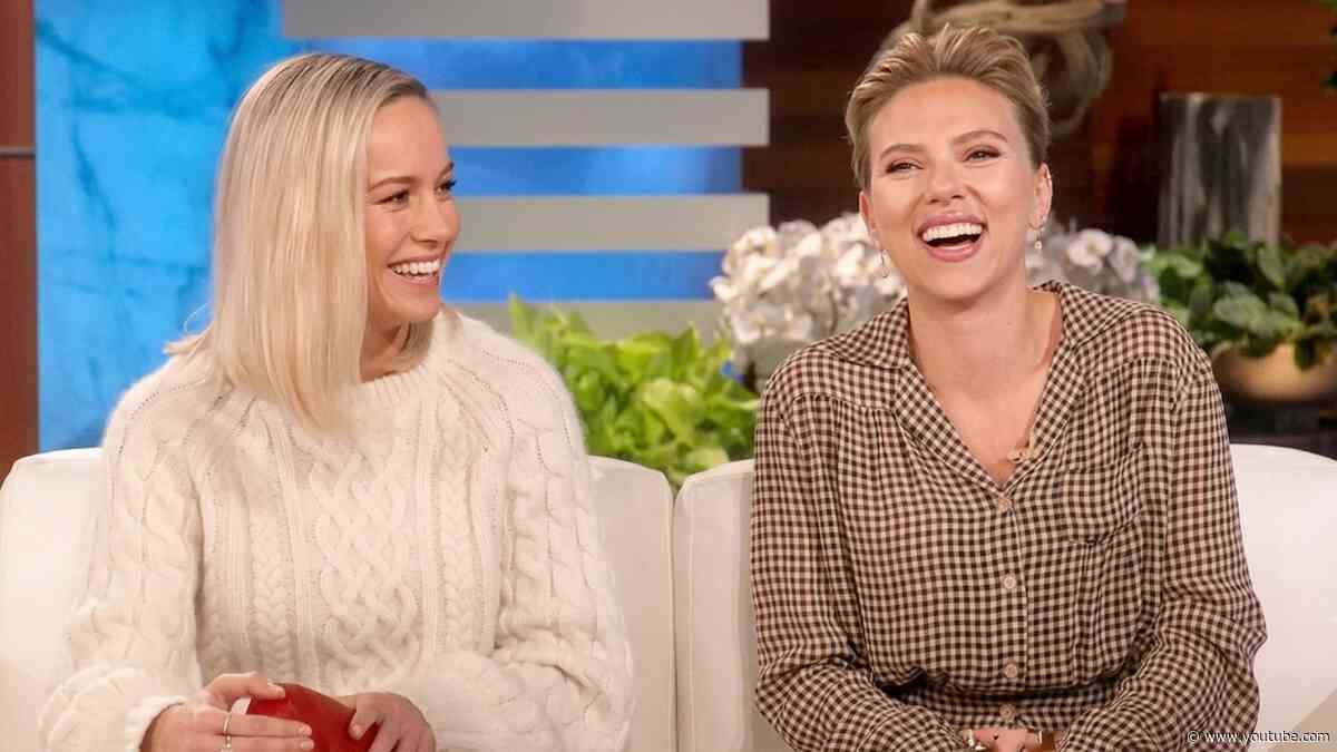 Scarlett Johansson and Brie Larson on First Kisses and Fan Tattoos