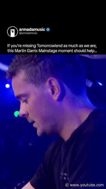The post-Tomorrowland depression hit a little harder after Martin Garrix's 2025 Mainstage set. 🥲