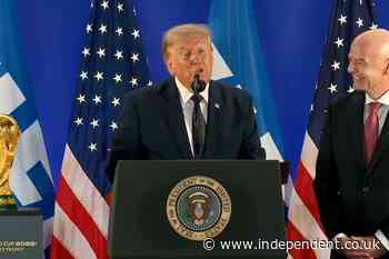 Trump news live: President boasts about pressuring FIFA over red card and takes credit for World Cup success