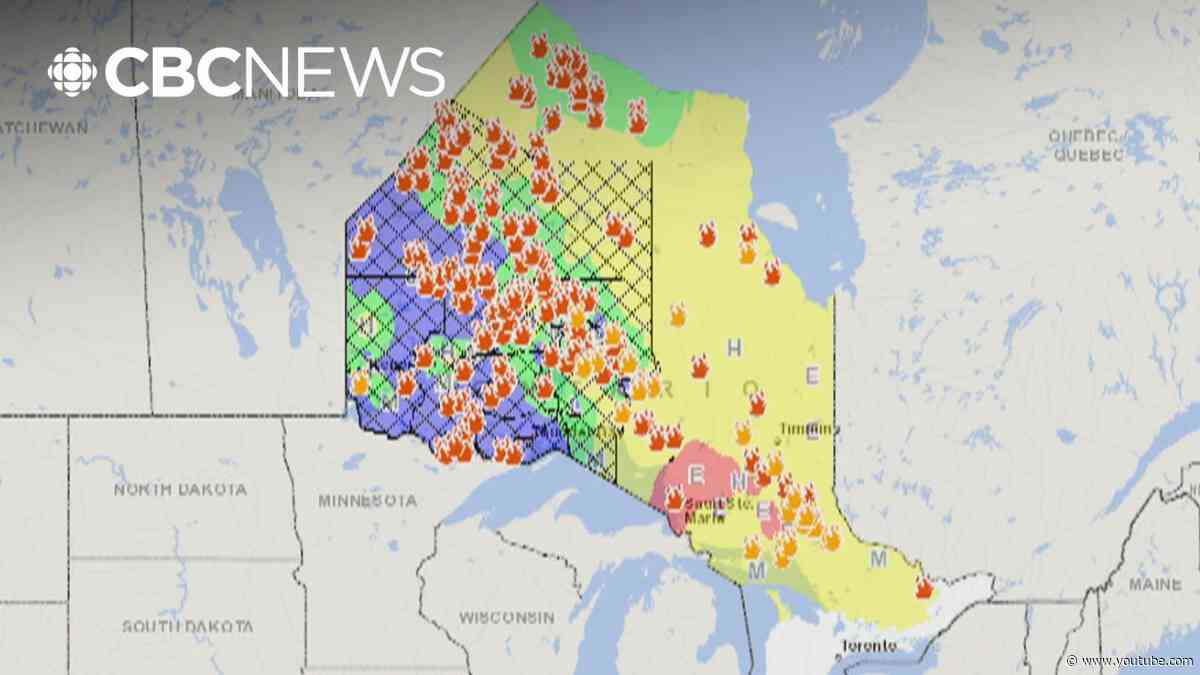 Wildfires continue to rage across Ontario, forcing more evacuations