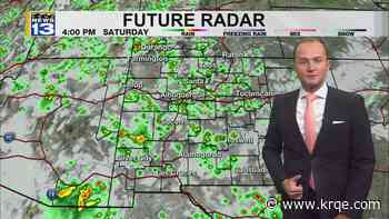 Widespread rain, thunderstorm chances return Saturday afternoon