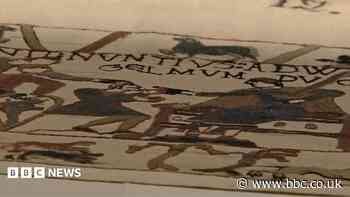 Bayeux Tapestry in 'wonderful state' after journey to London, French minister says