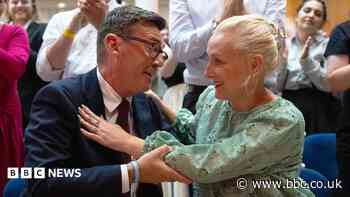 Who is Andy Burnham's wife, Marie-France van Heel?