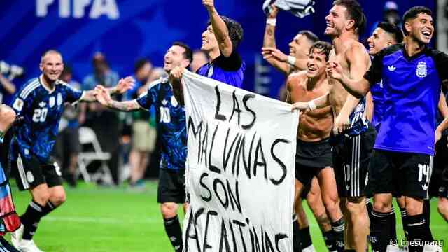 FIFA respond to ‘insensitive’ Argentina banner