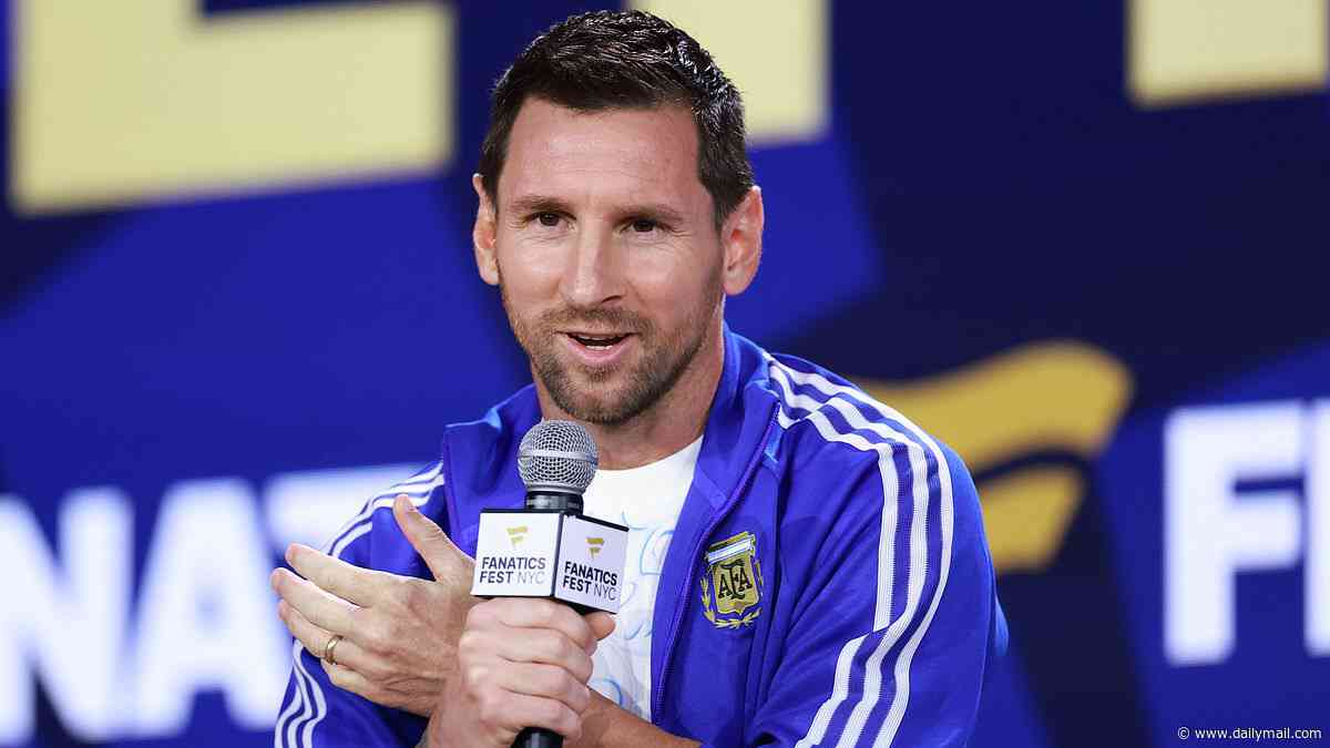 Lionel Messi speaks out on 'crazy' Lamine Yamal baby photo as Argentina icon makes appearance in New York two days out from World Cup final