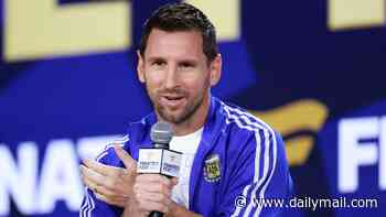 Lionel Messi speaks out on 'crazy' Lamine Yamal baby photo as Argentina icon makes appearance in New York two days out from World Cup final