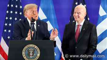 Trump takes swipe at World Cup fans over Folarin Balogun drama as he tells Gianni Infantino he won't get credit for 'great decision'