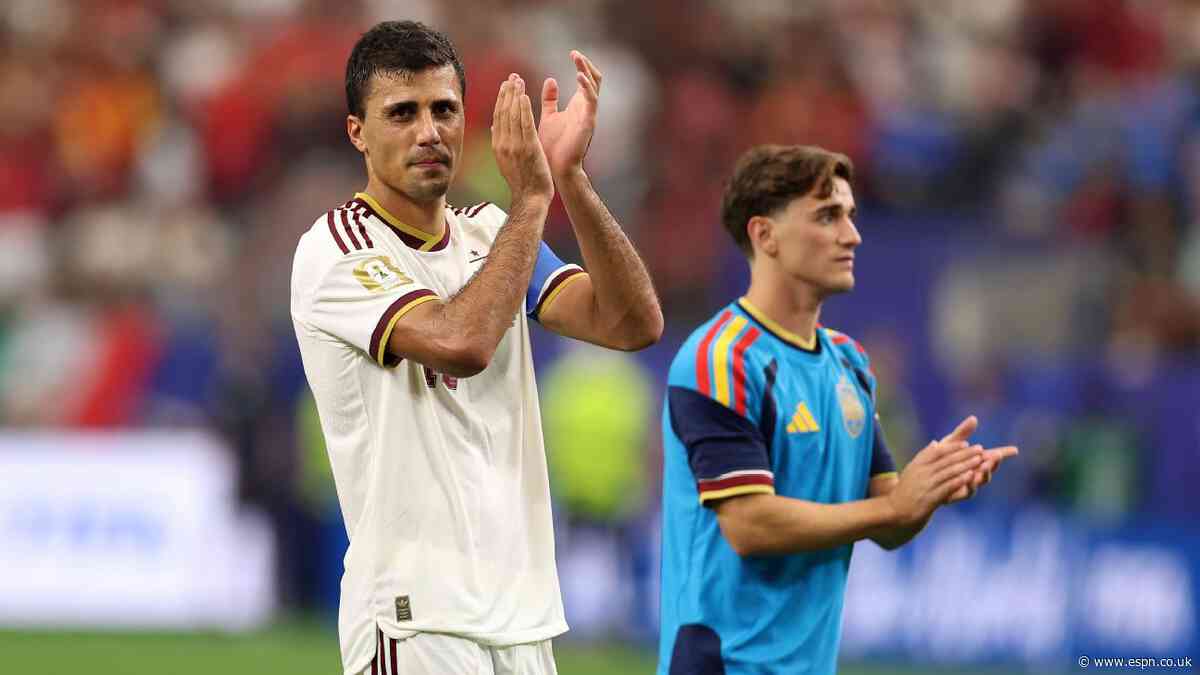 Rodri confident 'complete' Spain can top Argentina...